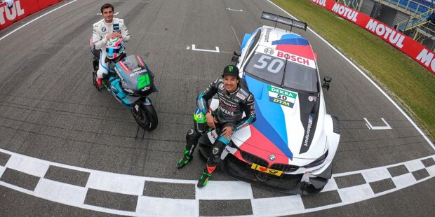 MotoGP-Pilot Franco Morbidelli testet DTM-BMW von Bruno Spengler