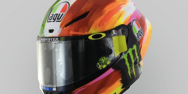 Mugello-Helmdesign von Valentino Rossi 2019