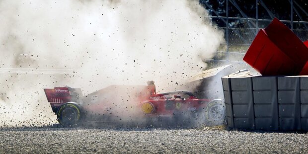 Der Testunfall von Sebastian Vettel