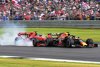 Fotostrecke: Der Crash von Sebastian Vettel und Max Verstappen in Silverstone