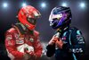 Schumacher und Hamilton im Statistik-Vergleich