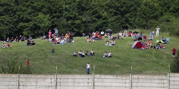 Fotobeweis: Es gab doch Fans vor Ort in Ungarn!