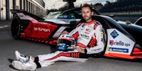 Rene Rast zum ersten Mal im Formel-E-Auto von Audi