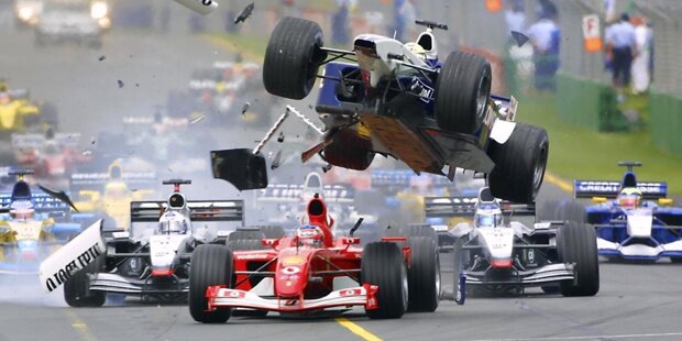 Abgehoben: Fliegende Formel-1-Autos