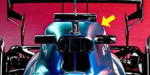 Fotostrecke: Formel-1-Technik: Die &quot;dicke&quot; Airbox des Alpine A521 von Alonso