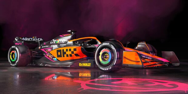 Die neue Lackierung von McLaren in Singapur und Japan 2022