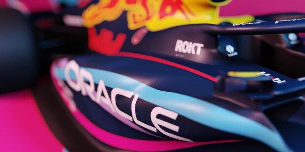Die Sonderlackierung von Red Bull für den Miami-Grand-Prix 2023