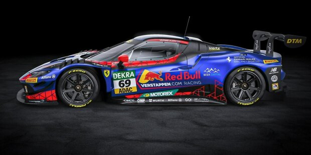 Emil Frey 2023 in der DTM: So sieht der Red-Bull-Ferrari aus