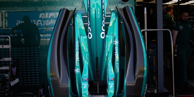 Formel-1-Technik: Der Aston Martin AMR23 fing mal stark an