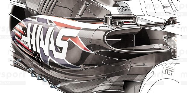 Formel-1-Technik: Wie Haas den VF-23 schneller machen wollte