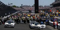 Die Startaufstellung zum Indy 500