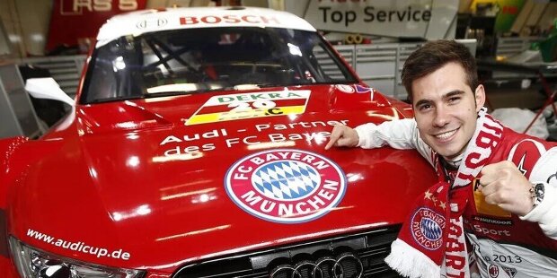 Vom FC Bayern bis zur DFB-Elf: Diese DTM-Boliden fuhren in Fußball-Designs