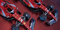 Bild zum Inhalt: Die Formel-1-Speziallackierung von Ferrari für den Miami-Grand-Prix
