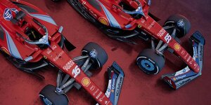 Die Formel-1-Speziallackierung von Ferrari für den Miami-Grand-Prix