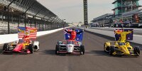 Die Startaufstellung zum Indy 500