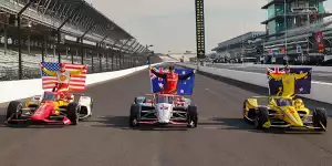 Die Startaufstellung zum Indy 500