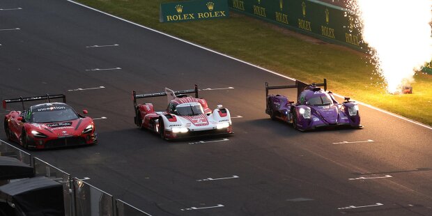 Die Startaufstellung für die 24h Le Mans 2024