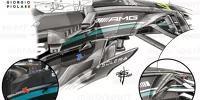 Bild zum Inhalt: Formel-1-Technik: Die umfangreichen Änderungen am Mercedes W14