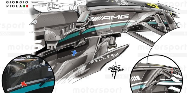 Formel-1-Technik: Die umfangreichen Änderungen am Mercedes W14