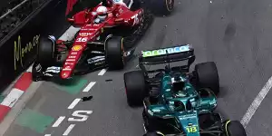 Der Crash zwischen Leclerc und Stroll im Monaco-Freitagstraining 2025