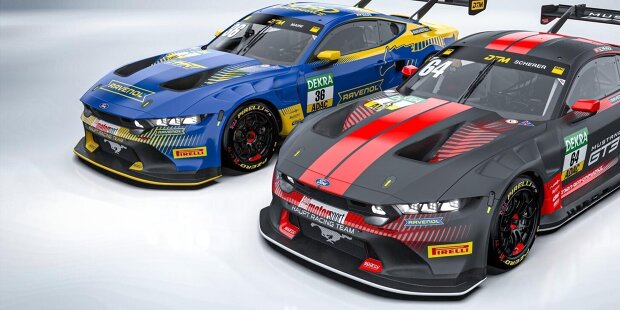 DTM 2025: HRT zeigt finale Ford-Mustang-Designs und setzt auf Kultoptik