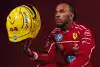 Bild zum Inhalt: Ferrari-Fotoshooting 2025 mit Lewis Hamilton und Charles Leclerc