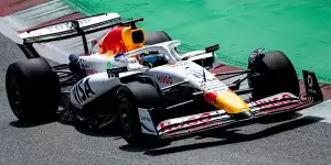 Pirelli-Test mit Mercedes und Racing Bulls in Barcelona, 1. Tag