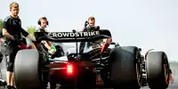 Bild zum Inhalt: Pirelli-Test mit Mercedes, Racing Bulls und Red Bull in Barcelona, 2. Tag
