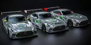 Silberpfeil-Lackierung der Iron-Lynx-Mercedes für die 24h Le Mans 2025