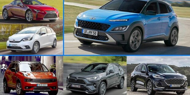 Strom ohne Stecker: Vollhybrid-Autos (2021) in der Übersicht