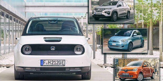 10 kleine Elektroautos für die Stadt in der Übersicht