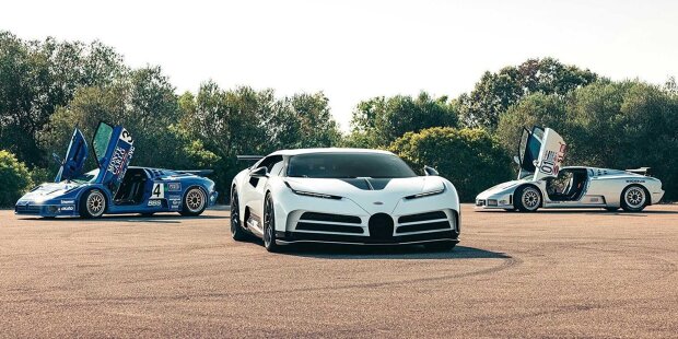 Bugatti EB 110 und Bugatti Centodieci