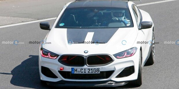 BMW M8 Test Vehicle auf neuen Erlkönigbildern