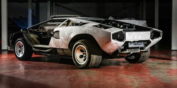 Dieser Lamborghini Countach ist günstig, braucht aber viel Liebe