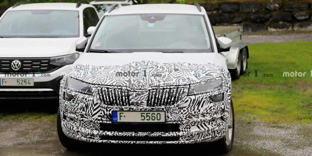 Skoda Karoq facelift Erlkönigbilder