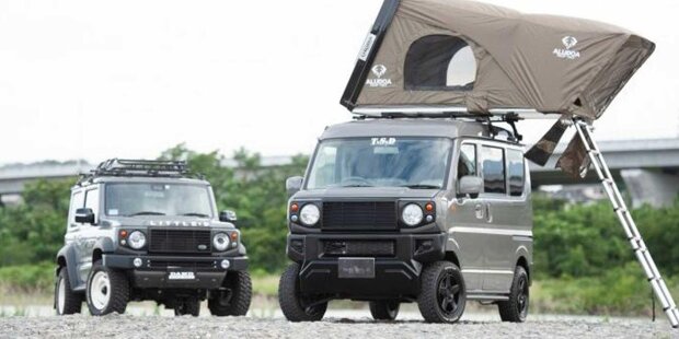 Wenn der Suzuki Jimny ein knuffiger Kei-Car-Campingbus wäre