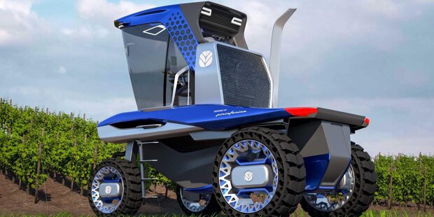 New Holland Straddle: Kurioser Traktor von Pininfarina