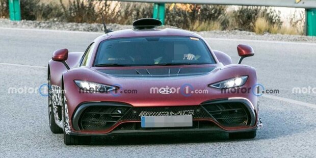 Mercedes-AMG One (2022) nahezu ungetarnt erwischt