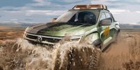 VW Amarok (2022): Neue Teaserbilder, V6 TDI bestätigt