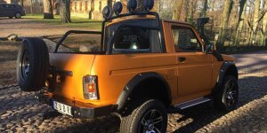 Dieser Lada Niva Pick-up steht in Deutschland zum Verkauf