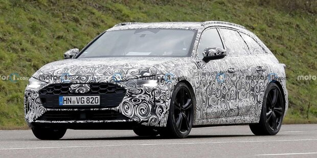 Audi A4 (2023) mit evolutionärem Design als Rendering