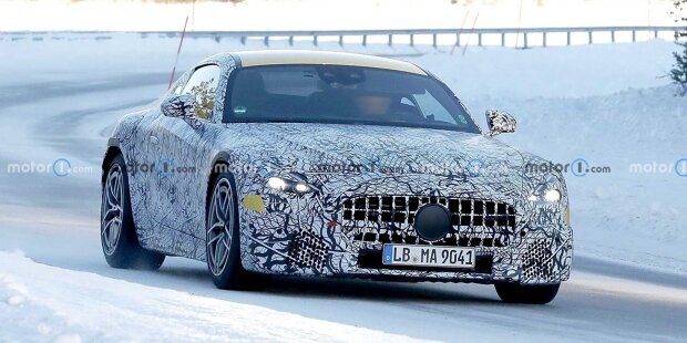 Mercedes-AMG GT (2023) Erlkönig am Nürburgring erwischt