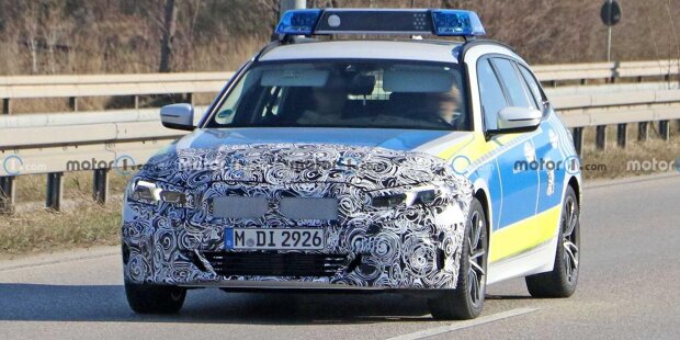 BMW 3er Touring LCI (2022) als Polizeiauto erwischt