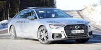 Audi S6 (2022) mit mittig montiertem Auspuff erwischt
