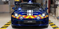 Alpine A110: Flotte Flotte für die französische Gendarmerie
