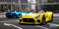 Suzuki Vision Gran Turismo mit einem Hayabusa- und 3 E-Motoren