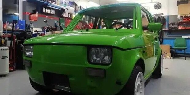 Dieser Fiat 126 hat ein Subaru-Herz bekommen