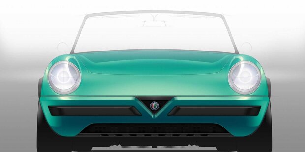 Wie wäre es mit diesem modernen Alfa Romeo Spider Hybrid?