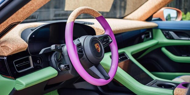 Porsche Taycan von Sean Wotherspoon: Bunter Bolide