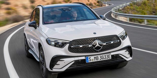 Mercedes GLC Coupé (2023) auf Basis des neuen GLC gerendert